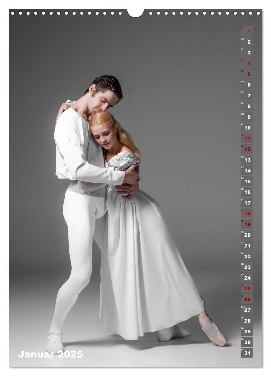 Bild: 9783435893522 | Sinneseindruck Ballett (Wandkalender 2025 DIN A3 hoch), CALVENDO...