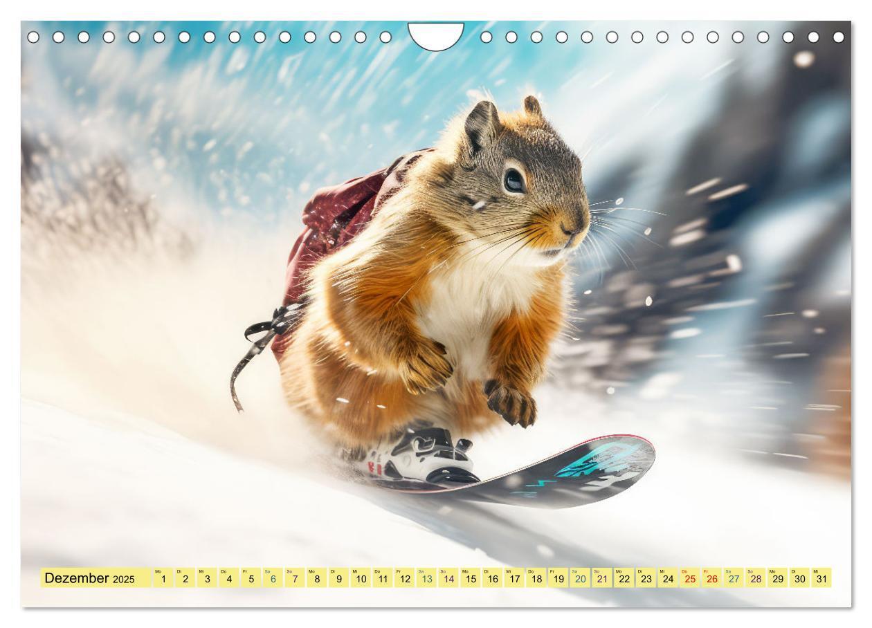 Bild: 9783383836749 | Eichhörnchen im Erlebnishunger (Wandkalender 2025 DIN A4 quer),...