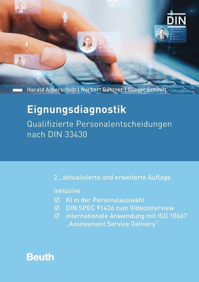 Cover: 9783410314929 | Eignungsdiagnostik | Harald Ackerschott (u. a.) | Taschenbuch | 248 S.