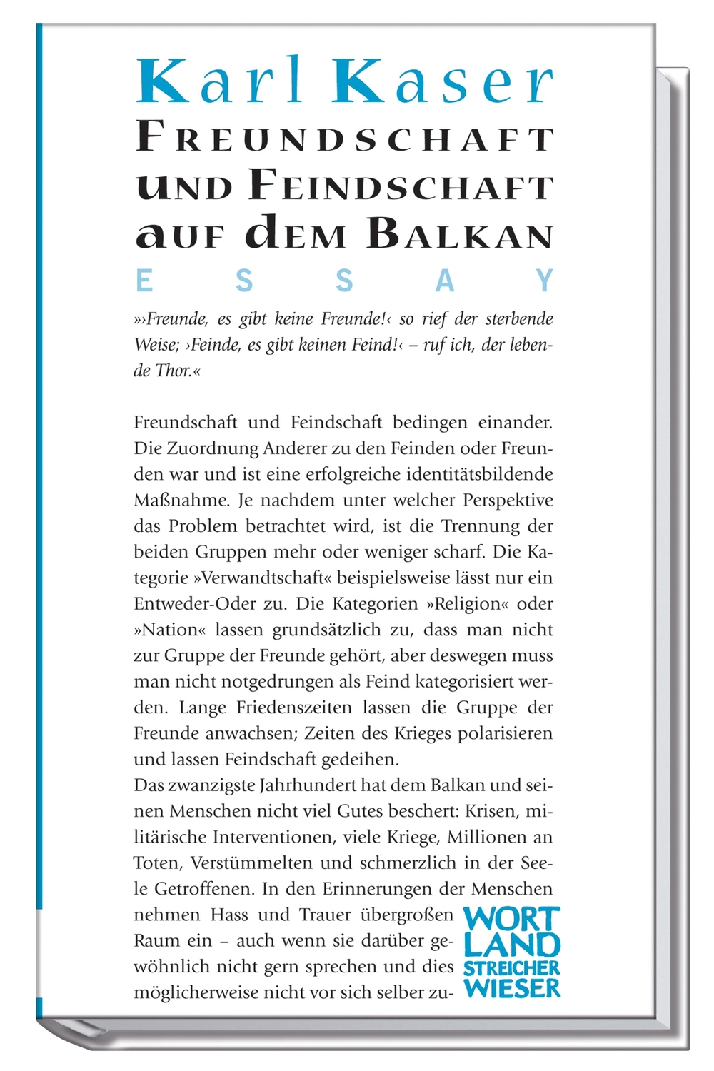 Cover: 9783851297171 | Freundschaft und Feindschaft auf dem Balkan | Karl Kaser | Buch | 2007