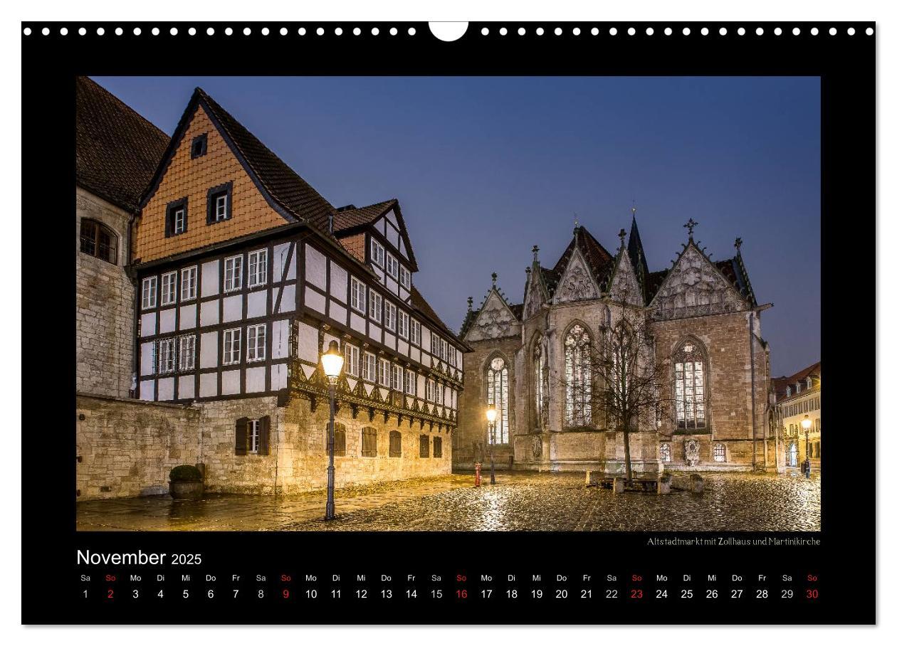 Bild: 9783435681471 | BRAUNSCHWEIG - Abendliche Impressionen (Wandkalender 2025 DIN A3...