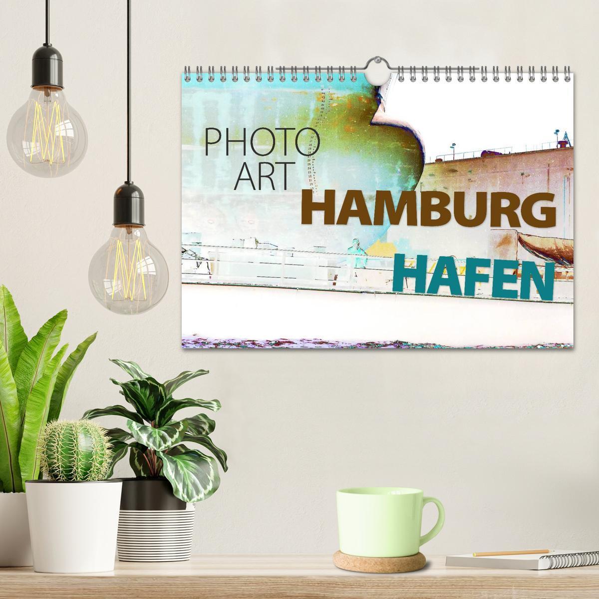 Bild: 9783435701742 | Photo-Art / Hamburg Hafen (Wandkalender 2025 DIN A4 quer), CALVENDO...