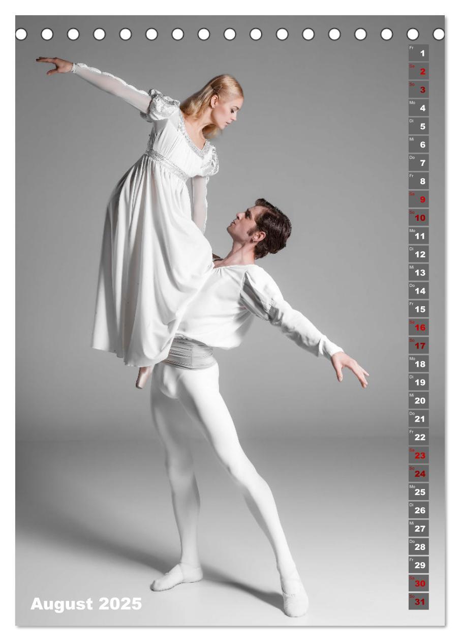 Bild: 9783435892679 | Sinneseindruck Ballett (Tischkalender 2025 DIN A5 hoch), CALVENDO...