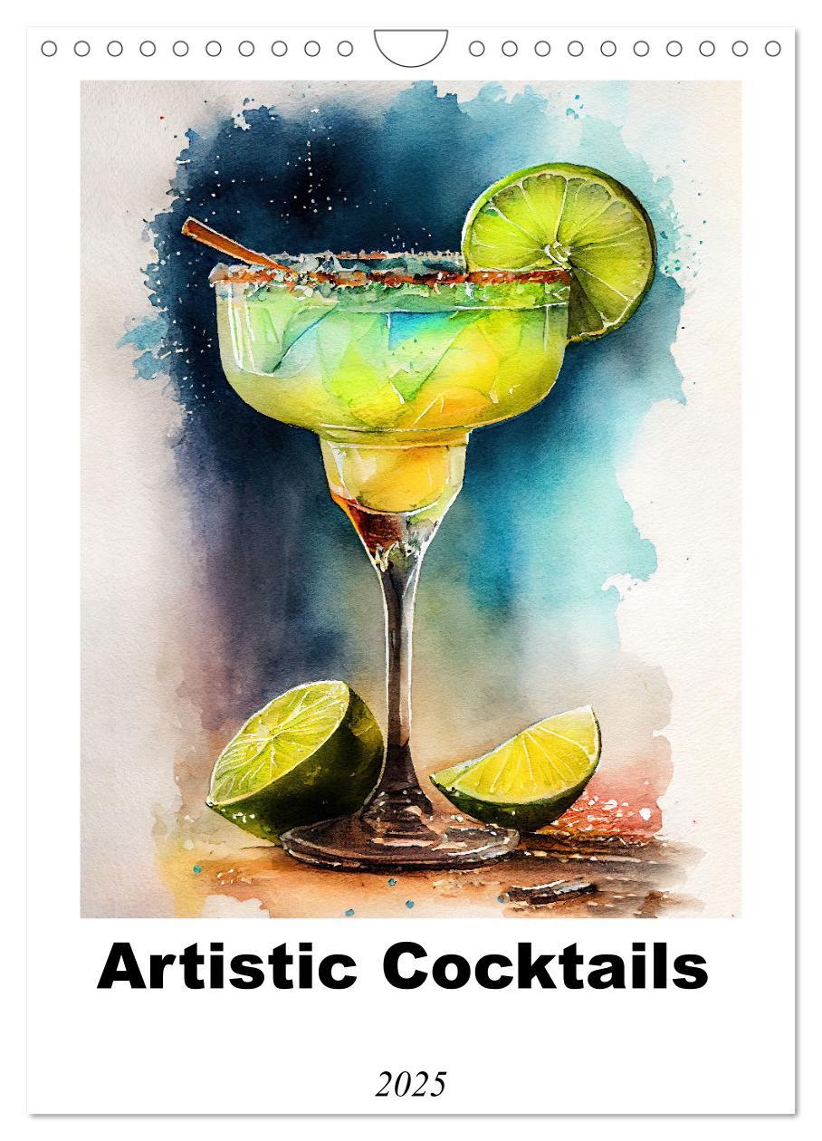 Cover: 9781325998920 | Artistic cocktails (Wall Calendar 2025 DIN A4 portrait), CALVENDO...