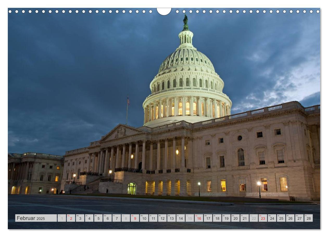 Bild: 9783435719327 | Washington D.C. (Wandkalender 2025 DIN A3 quer), CALVENDO...