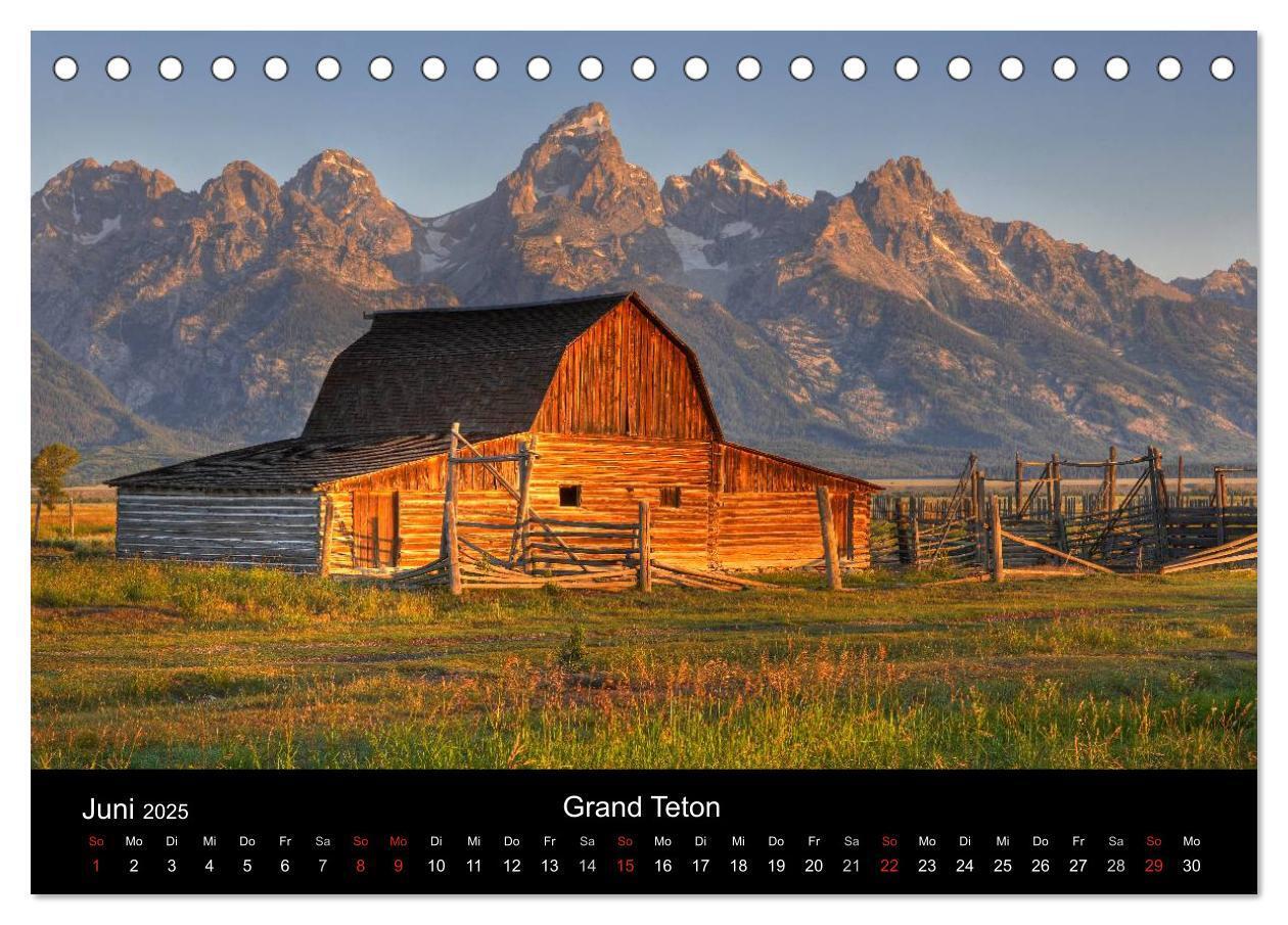 Bild: 9783435799435 | USA - Der Wilde Westen (Tischkalender 2025 DIN A5 quer), CALVENDO...