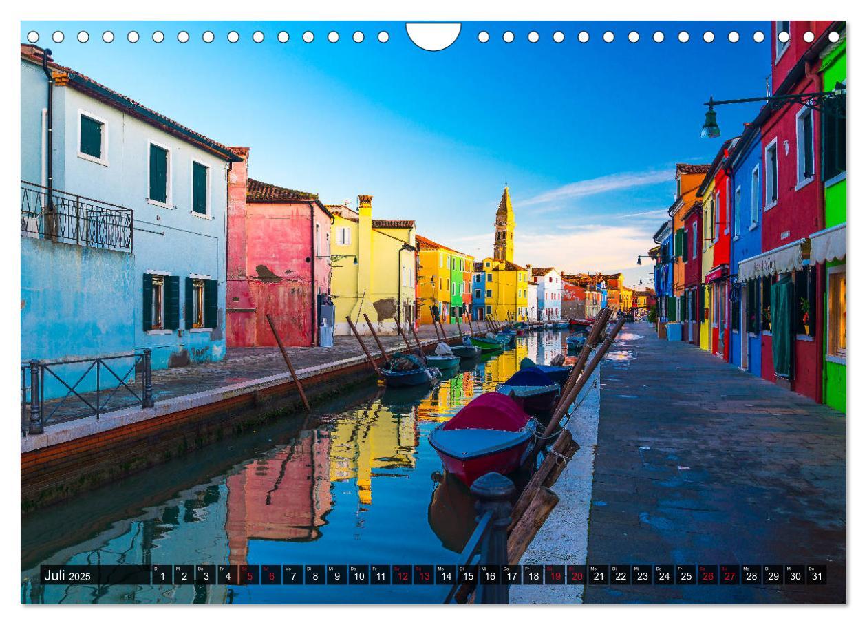 Bild: 9783435134670 | Burano - Die Insel der bunten Häuser (Wandkalender 2025 DIN A4...