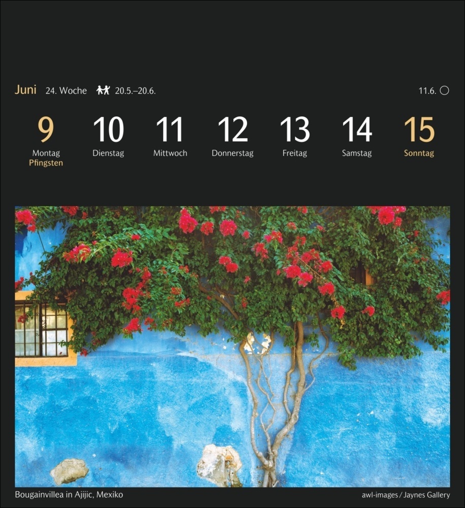 Bild: 9783840035319 | Die Welt in Farben Postkartenkalender 2025 - Kalender mit 53...