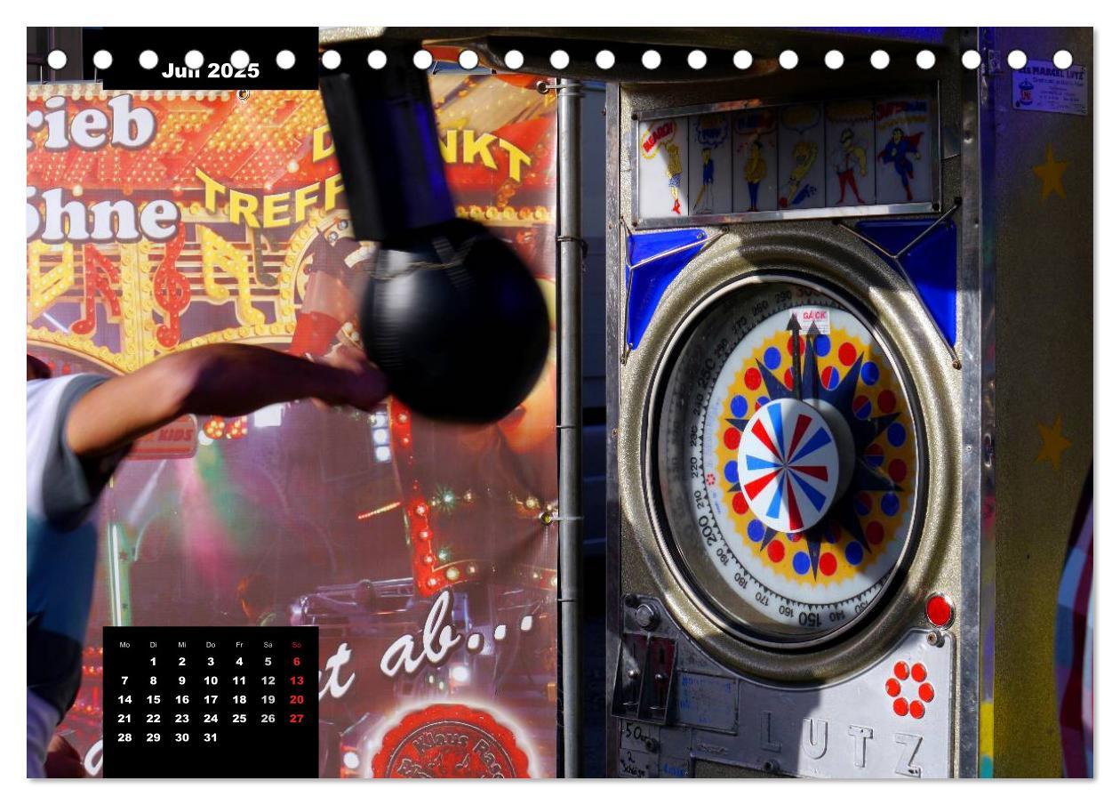 Bild: 9783435743506 | Kirmesrummel (Tischkalender 2025 DIN A5 quer), CALVENDO Monatskalender