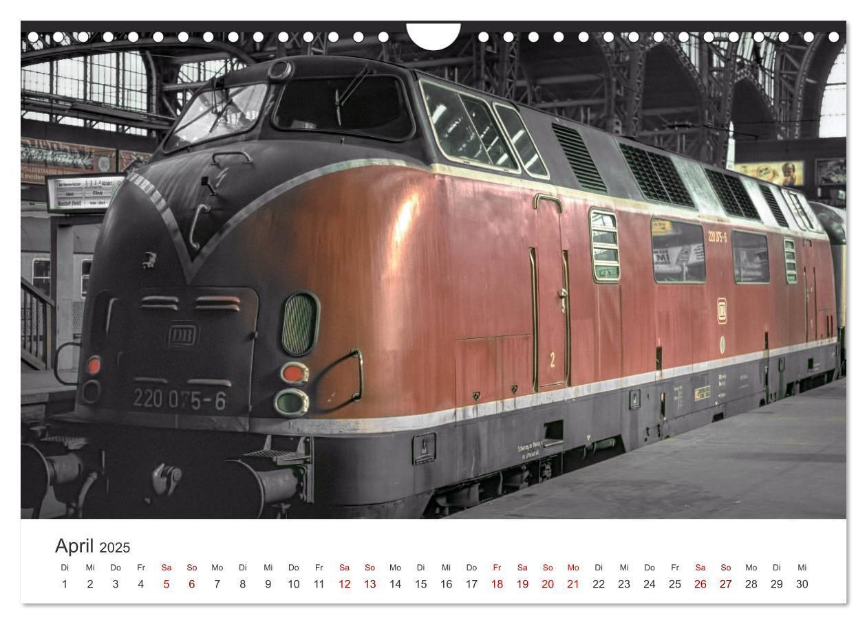 Bild: 9783435291748 | Deutsche Diesellokomotiven (Wandkalender 2025 DIN A4 quer),...