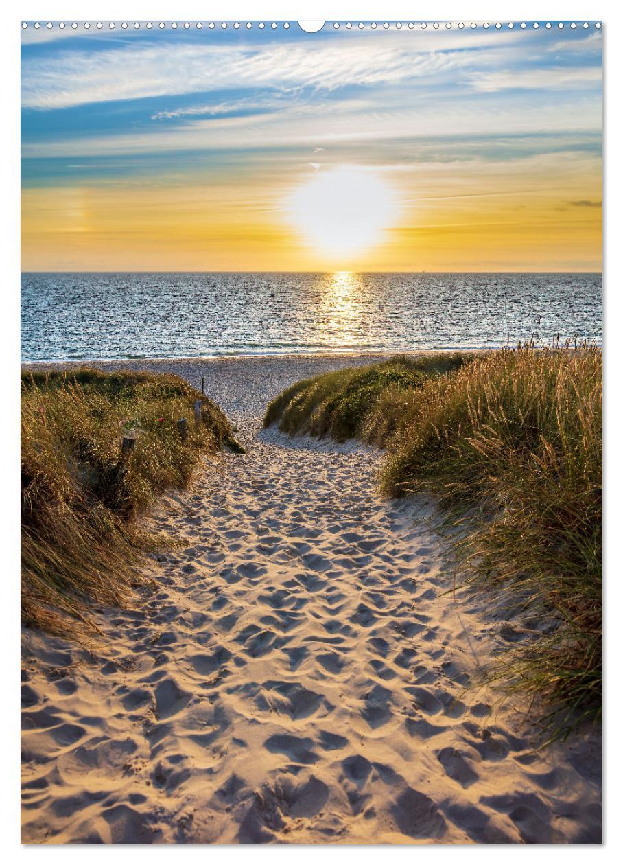 Bild: 9783435894925 | Bezauberndes Sylt (Wandkalender 2025 DIN A2 hoch), CALVENDO...