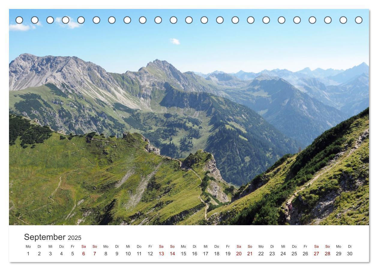 Bild: 9783383988691 | Bergerlebnisse im Tannheimer Tal (Tischkalender 2025 DIN A5 quer),...