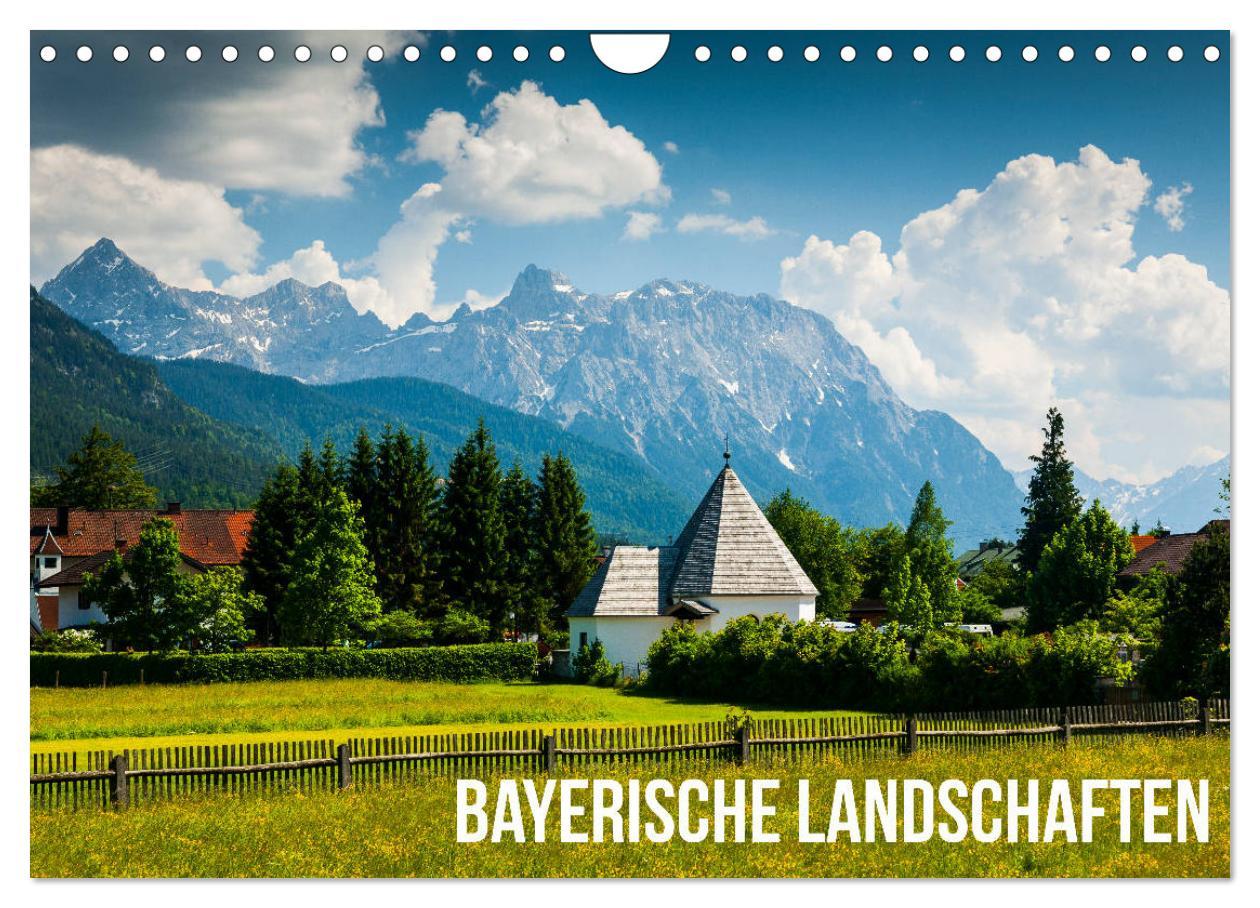 Cover: 9783435456048 | Bayerische Landschaften (Wandkalender 2025 DIN A4 quer), CALVENDO...