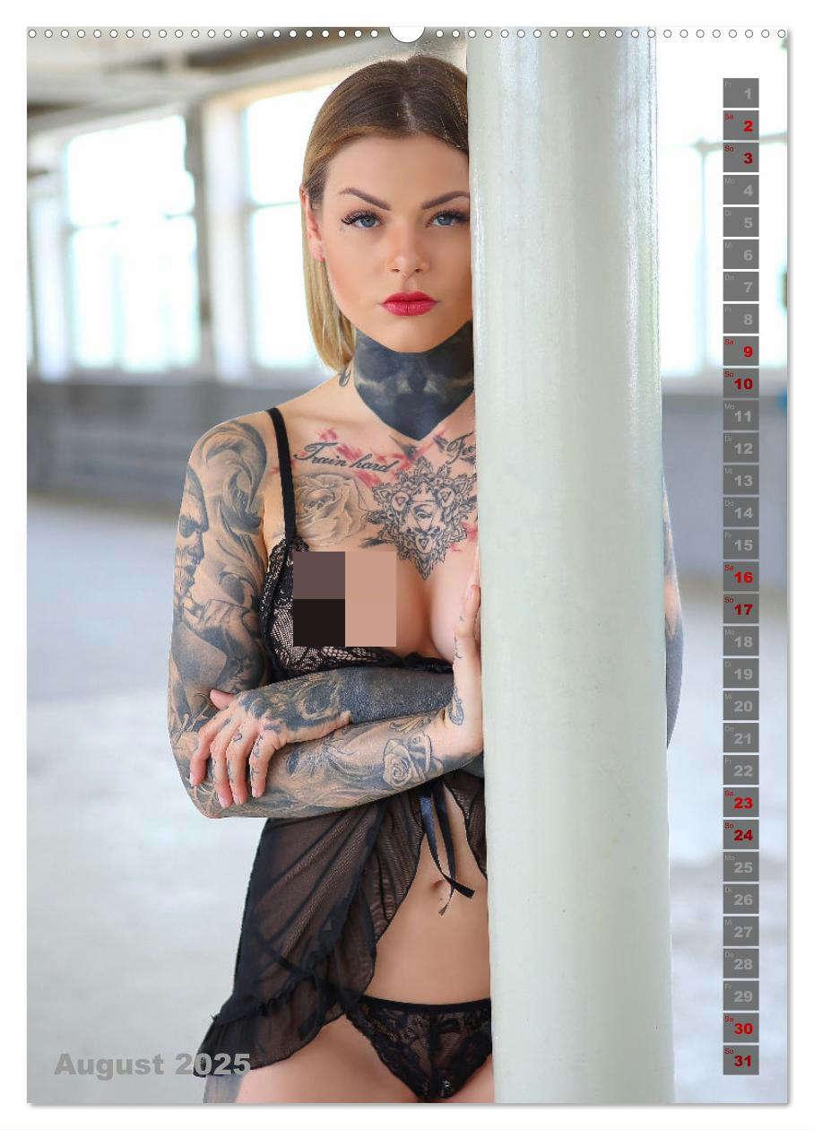 Bild: 9783435861859 | Beauty Tattoo Girls 2025 (Wandkalender 2025 DIN A2 hoch), CALVENDO...