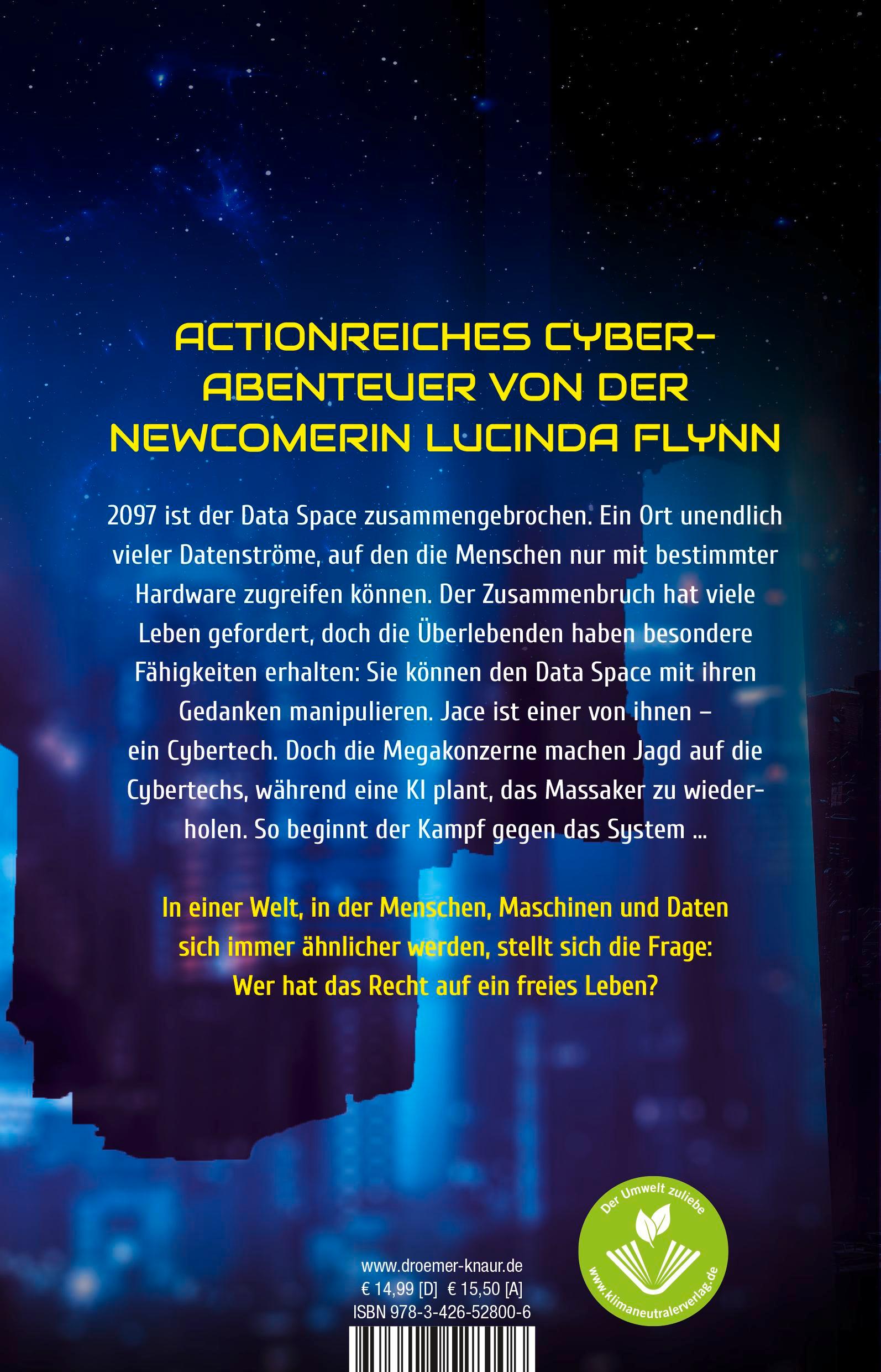 Rückseite: 9783426528006 | Code X - Das Erwachen der Cybertechs | Lucinda Flynn | Taschenbuch