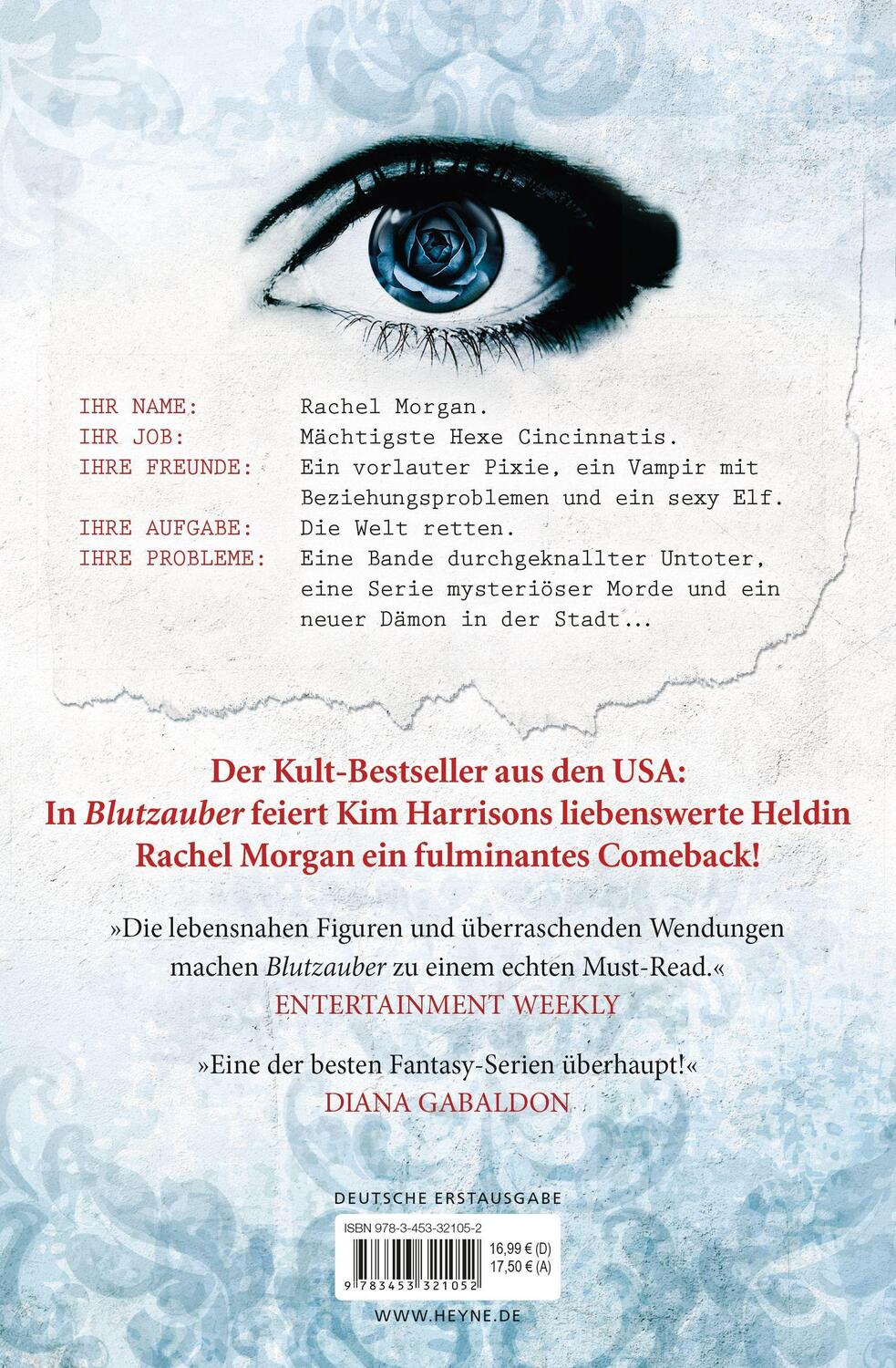 Bild: 9783453321052 | Blutzauber | Die Rachel-Morgan-Serie 15 - Roman | Kim Harrison | Buch