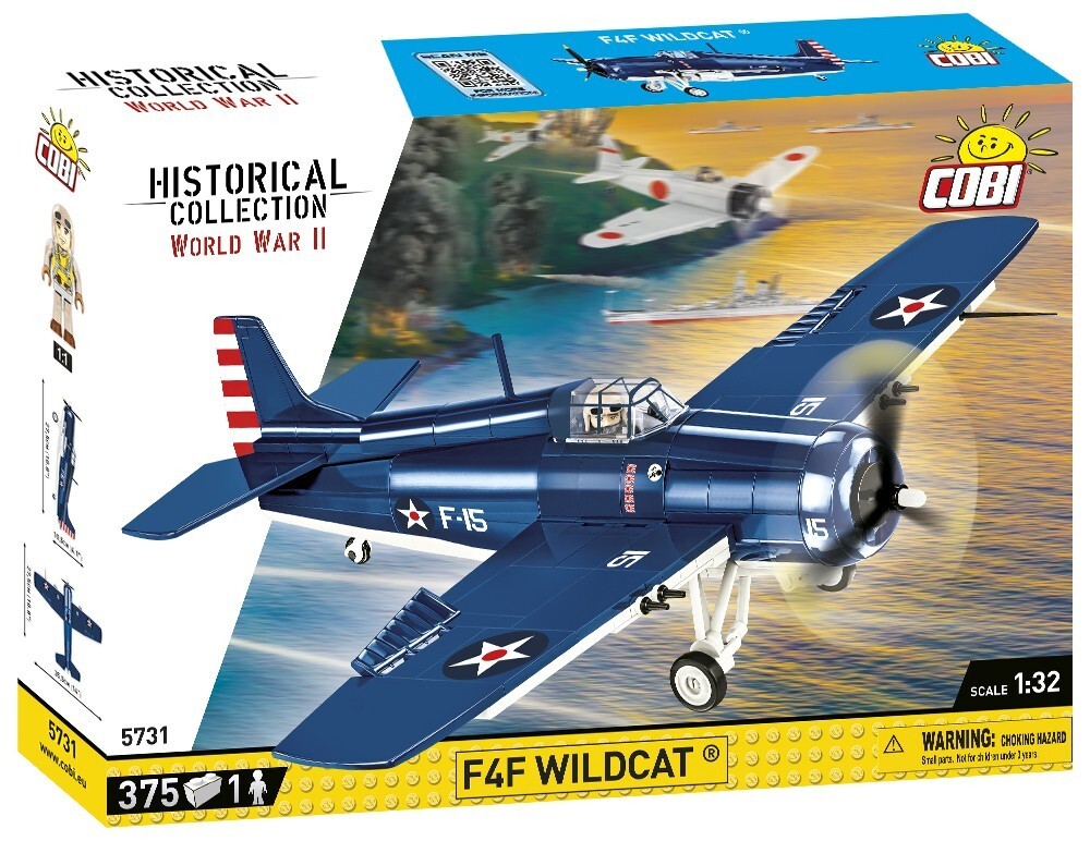 Cover: 5902251057312 | COBI 5731 - Historical Collection, F4F WILDCAT Norththrop Grumman WWII