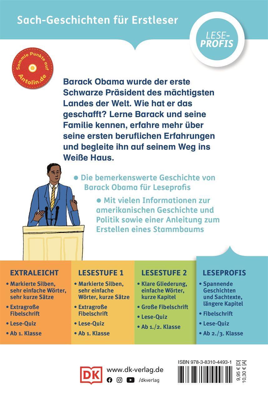 Rückseite: 9783831044931 | SUPERLESER! Wer ist Barack Obama? | Stephen Krensky | Buch | 128 S.