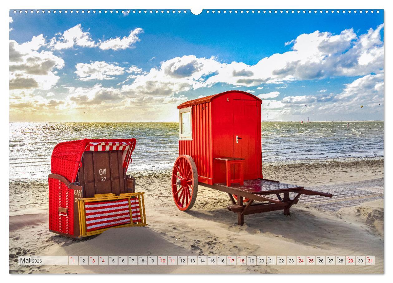 Bild: 9783435080410 | BORKUM-LIEBE (Wandkalender 2025 DIN A2 quer), CALVENDO Monatskalender