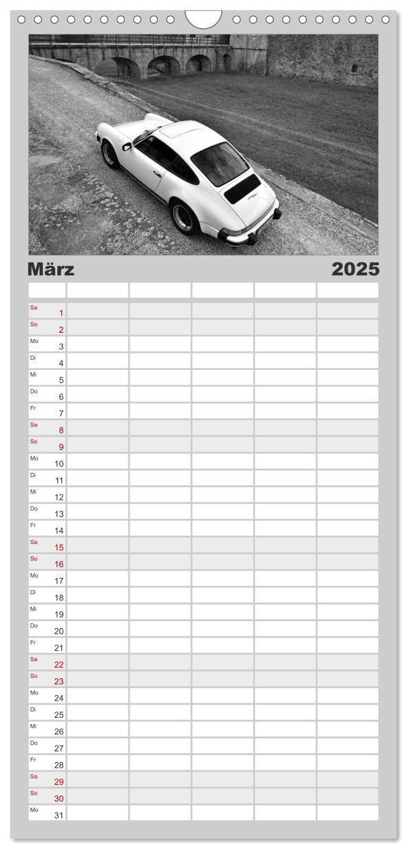 Bild: 9783457105290 | Familienplaner 2025 - Porsche 911 SC mit 5 Spalten (Wandkalender,...