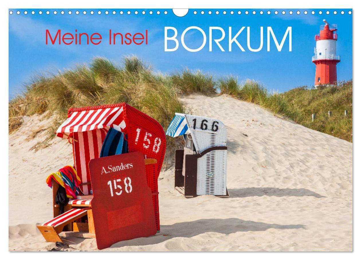 Cover: 9783383955440 | Meine Insel Borkum (Wandkalender 2025 DIN A3 quer), CALVENDO...