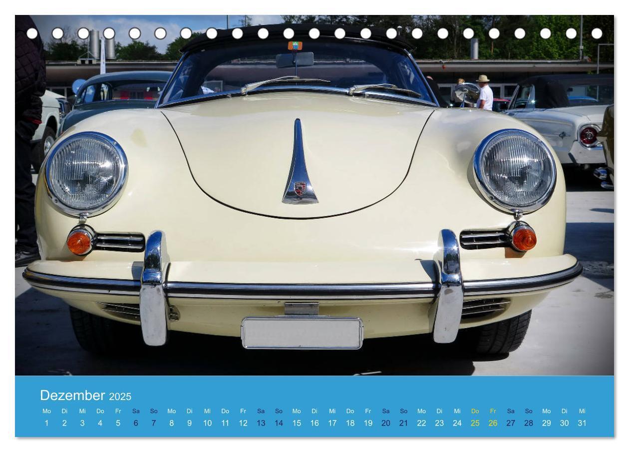 Bild: 9783435133451 | Porsche Classics (Tischkalender 2025 DIN A5 quer), CALVENDO...