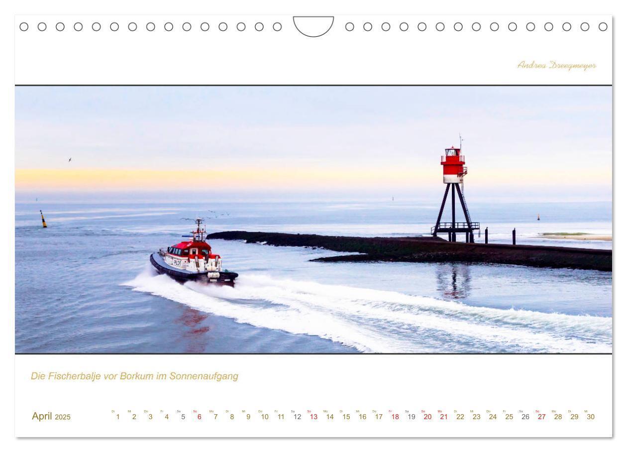 Bild: 9783435259441 | Borkum Inselpanorama (Wandkalender 2025 DIN A4 quer), CALVENDO...