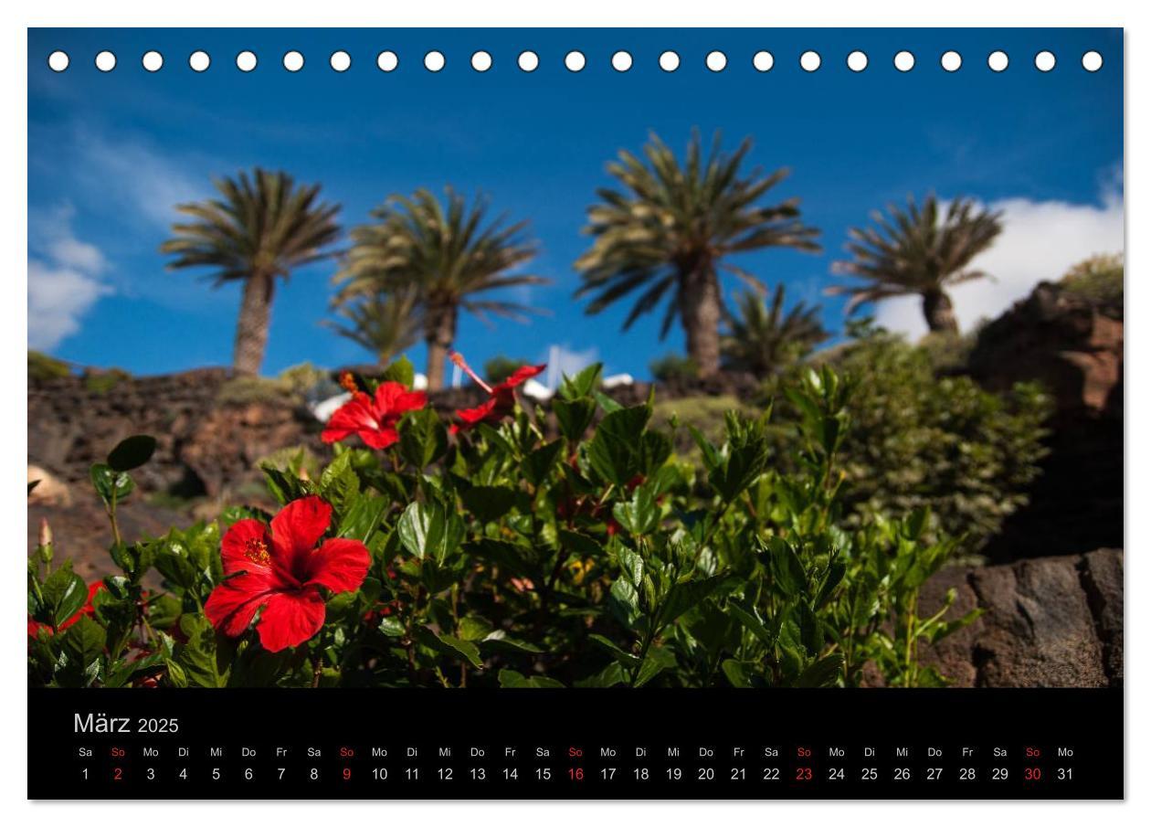 Bild: 9783435720897 | Unterwegs auf Lanzarote (Tischkalender 2025 DIN A5 quer), CALVENDO...