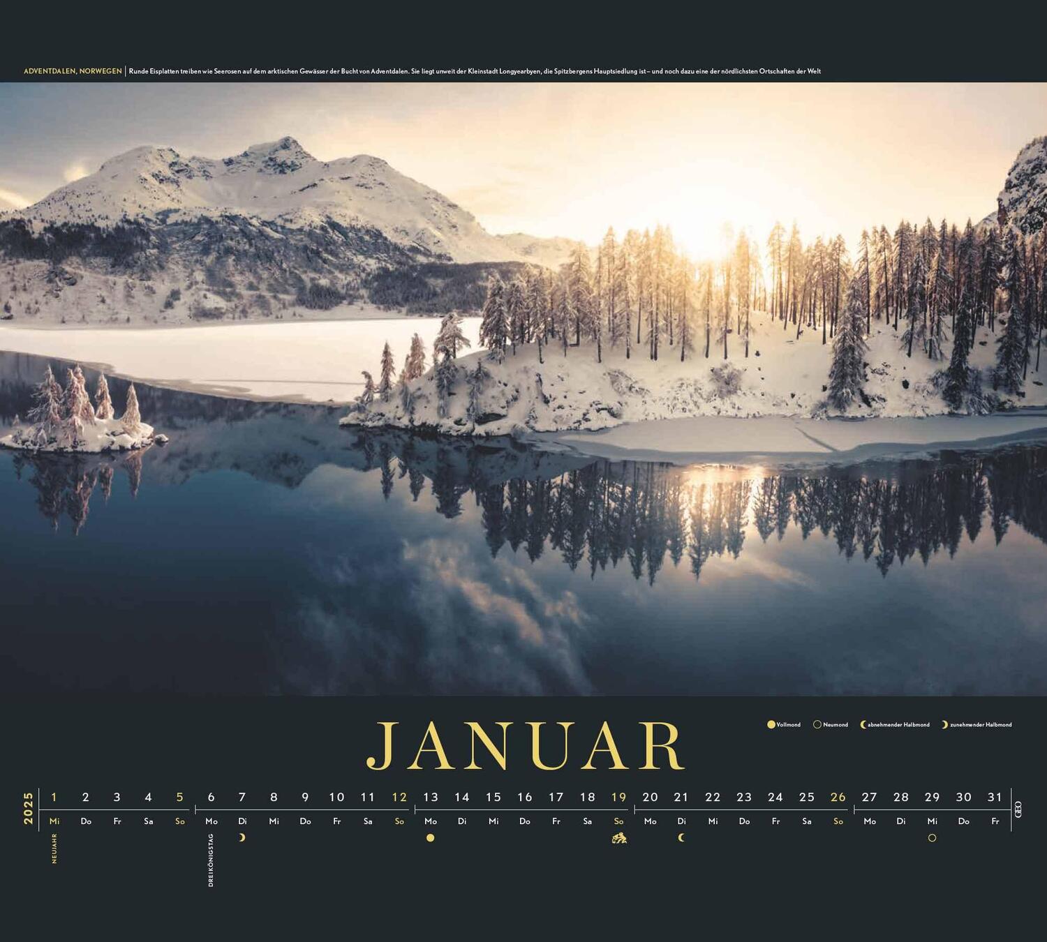 Bild: 4002725988829 | GEO Traumziele 2025 - Wand-Kalender - Reise-Kalender -...