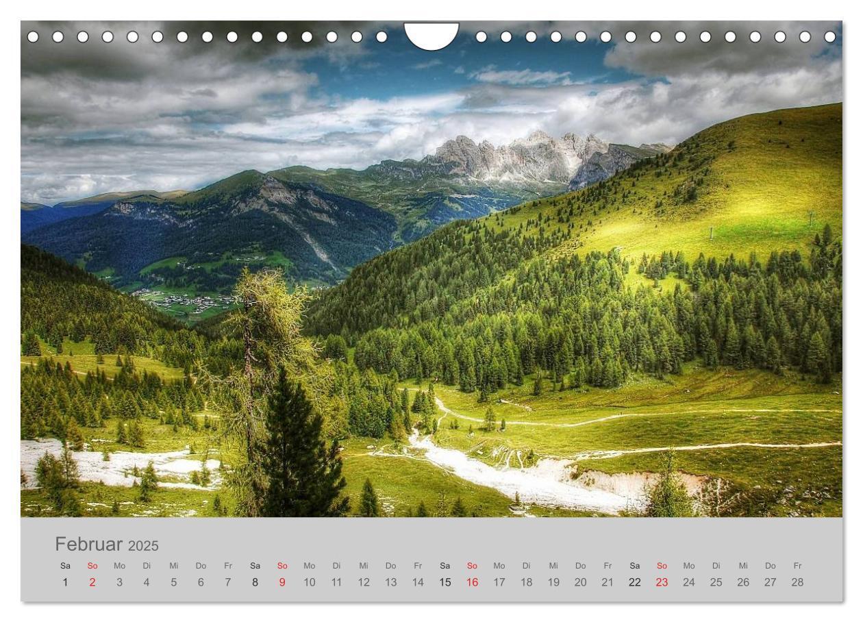 Bild: 9783435809486 | Südtirol - Gröden und Alta Badia (Wandkalender 2025 DIN A4 quer),...