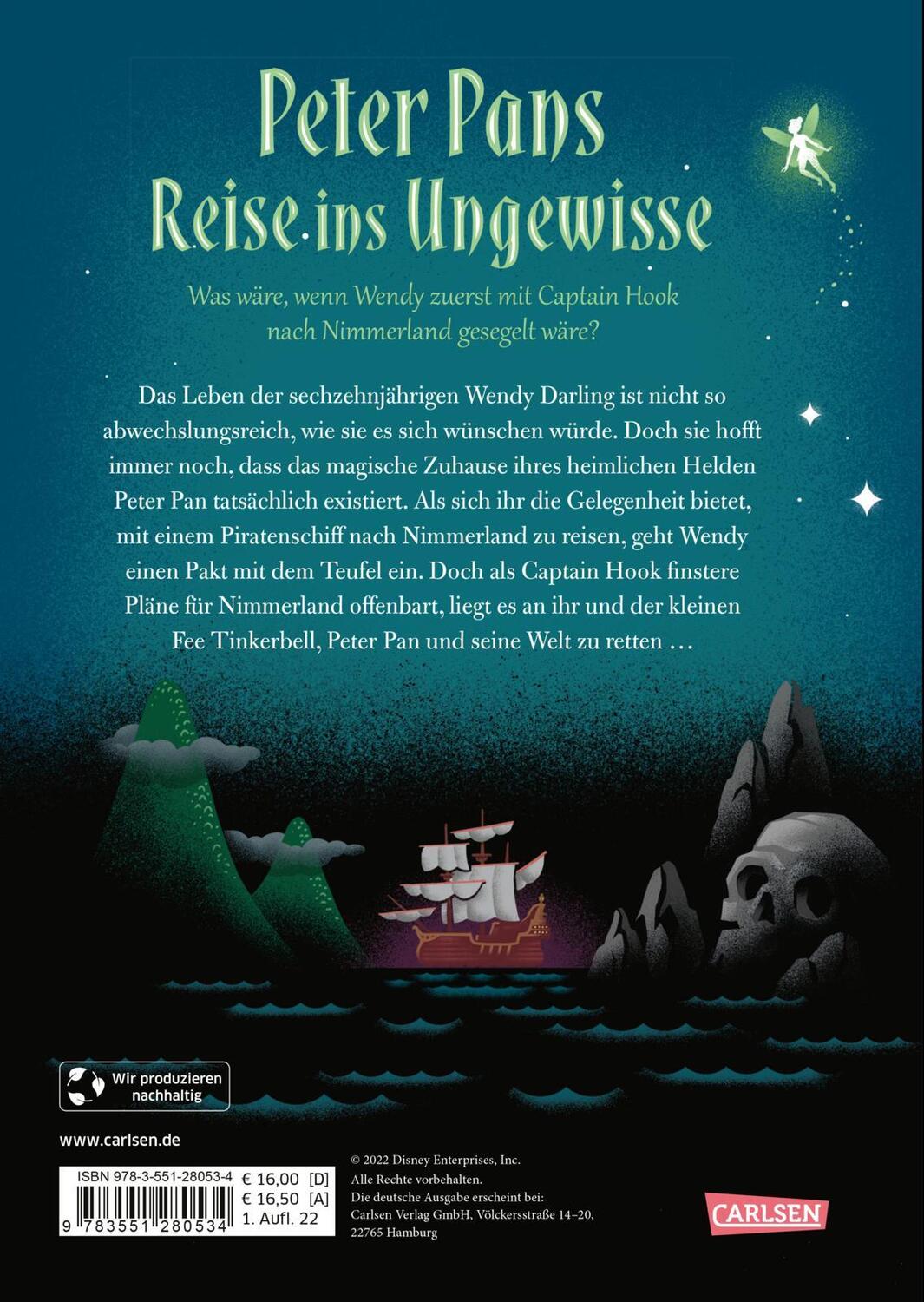 Rückseite: 9783551280534 | Disney. Twisted Tales: Peter Pans Reise ins Ungewisse | Buch | 480 S.