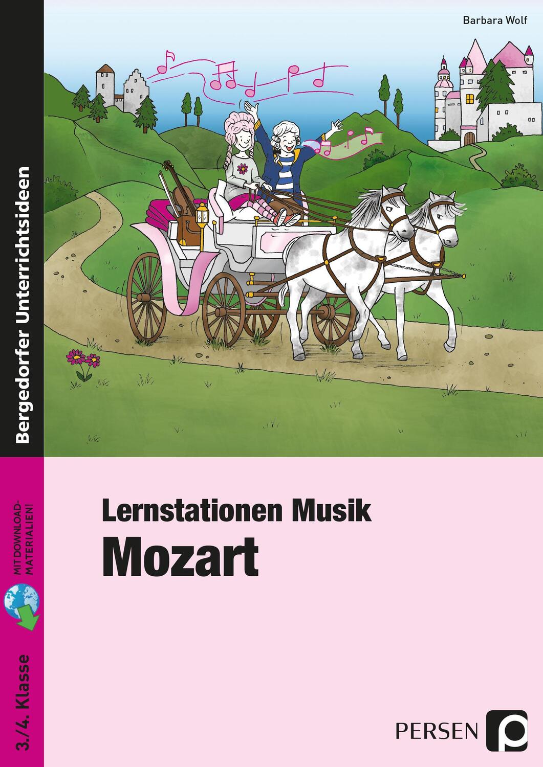 Cover: 9783403230342 | Lernstationen Musik: Mozart | 3. und 4. Klasse | Barbara Wolf | Bundle