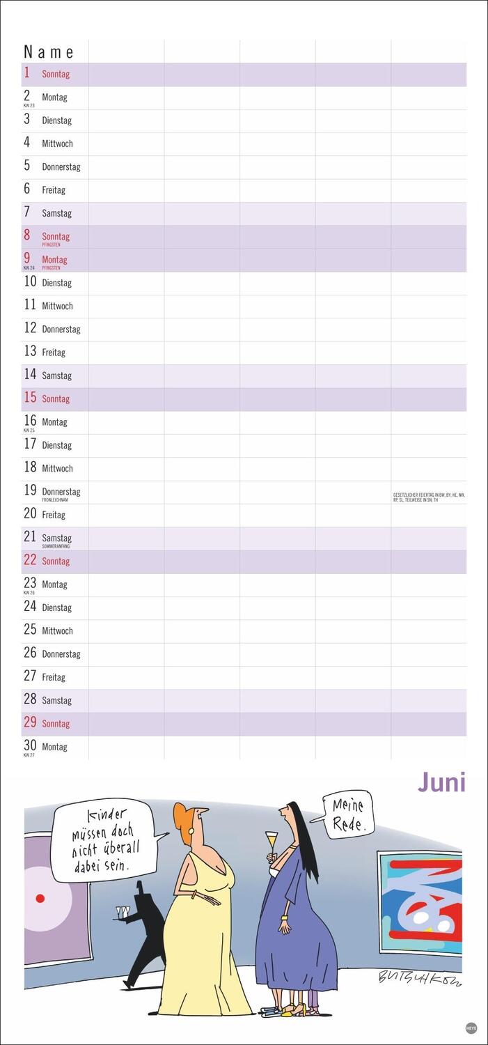 Bild: 9783756405855 | Peter Butschkow: Familienplaner 2025 | Peter Butschkow | Kalender