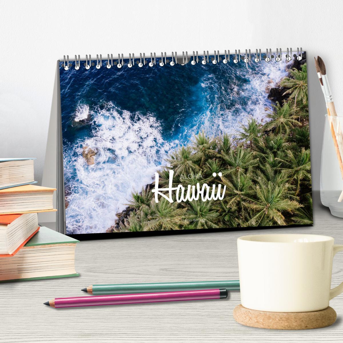 Bild: 9783435216963 | Aloha Hawaii (Tischkalender 2025 DIN A5 quer), CALVENDO Monatskalender