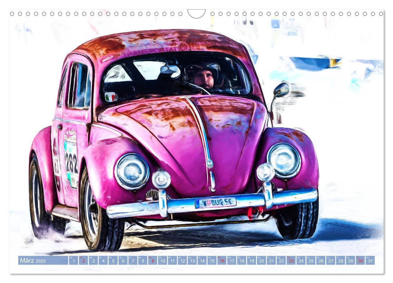 Bild: 9783435233410 | Rallye-Klassiker auf Eis (Wandkalender 2025 DIN A3 quer), CALVENDO...