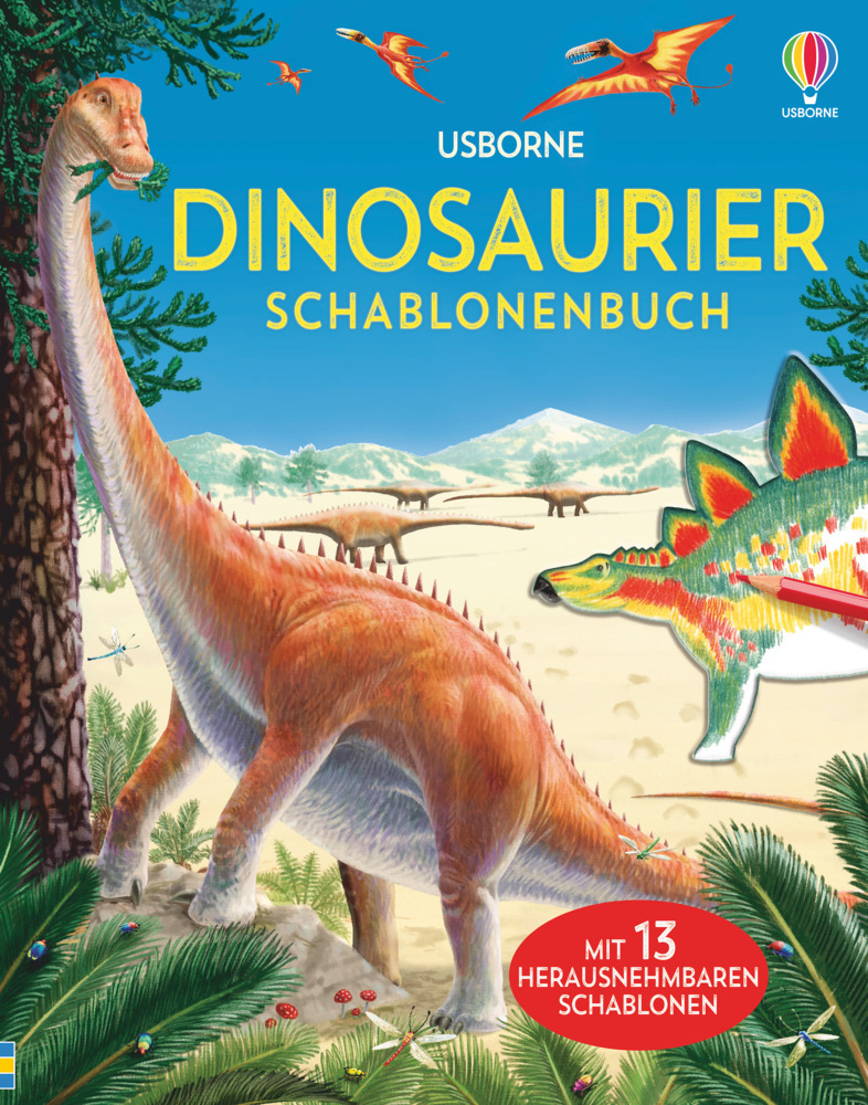 Cover: 9781789415292 | Dinosaurier Schablonenbuch | Alice Pearcey | Buch | 14 S. | Deutsch