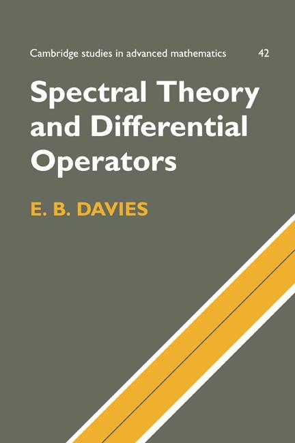 Cover: 9780521587105 | Spectral Theory and Differential Operators | E. B. Davies (u. a.)