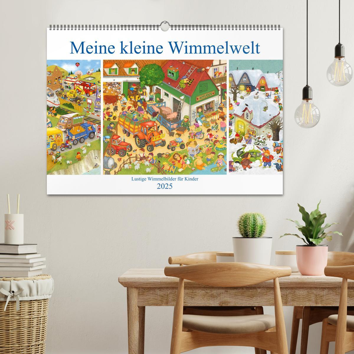 Bild: 9783435415632 | Meine kleine Wimmelwelt (Wandkalender 2025 DIN A2 quer), CALVENDO...