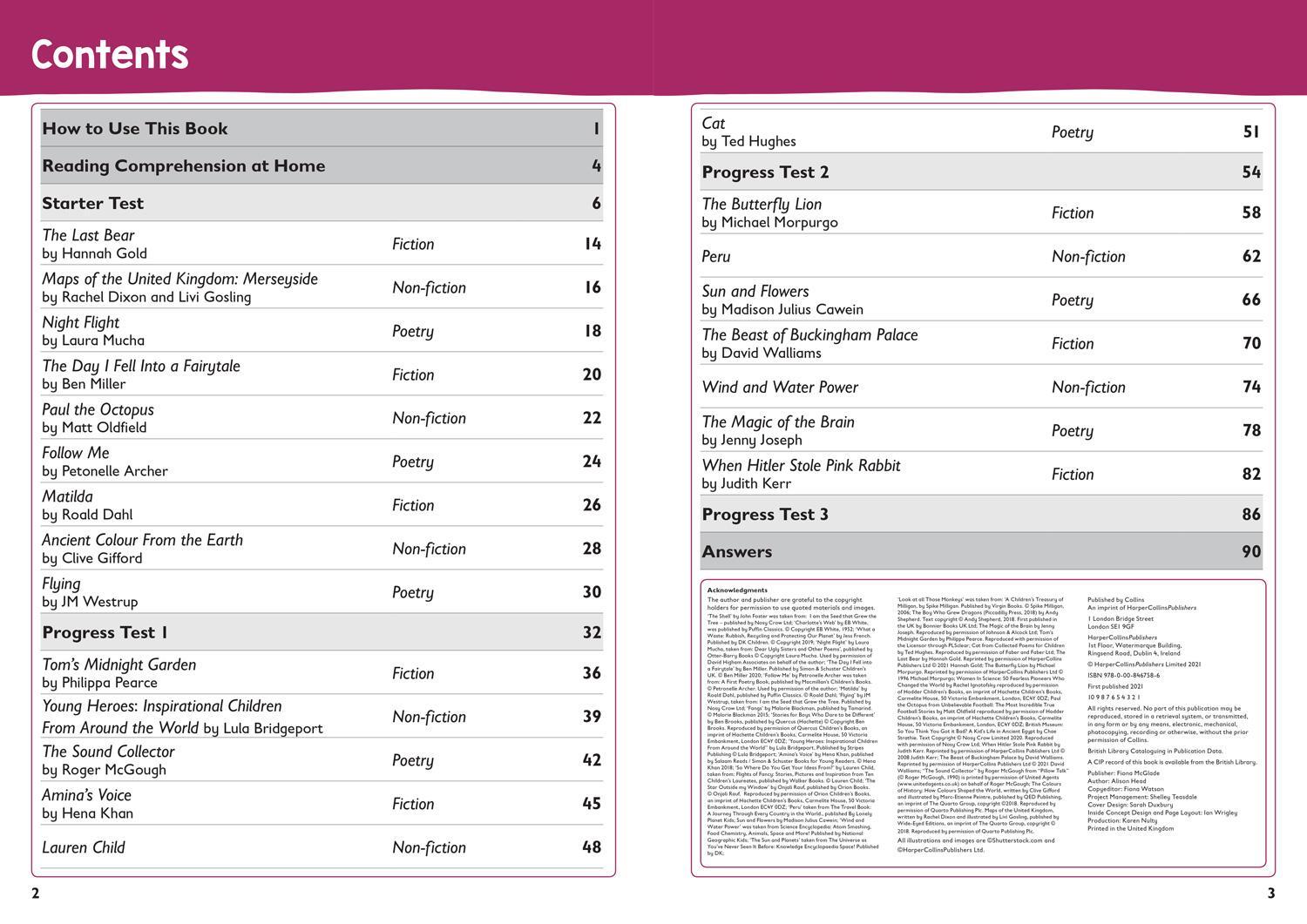 Bild: 9780008467586 | Year 4 Reading Comprehension Targeted Practice Workbook | Collins Ks2