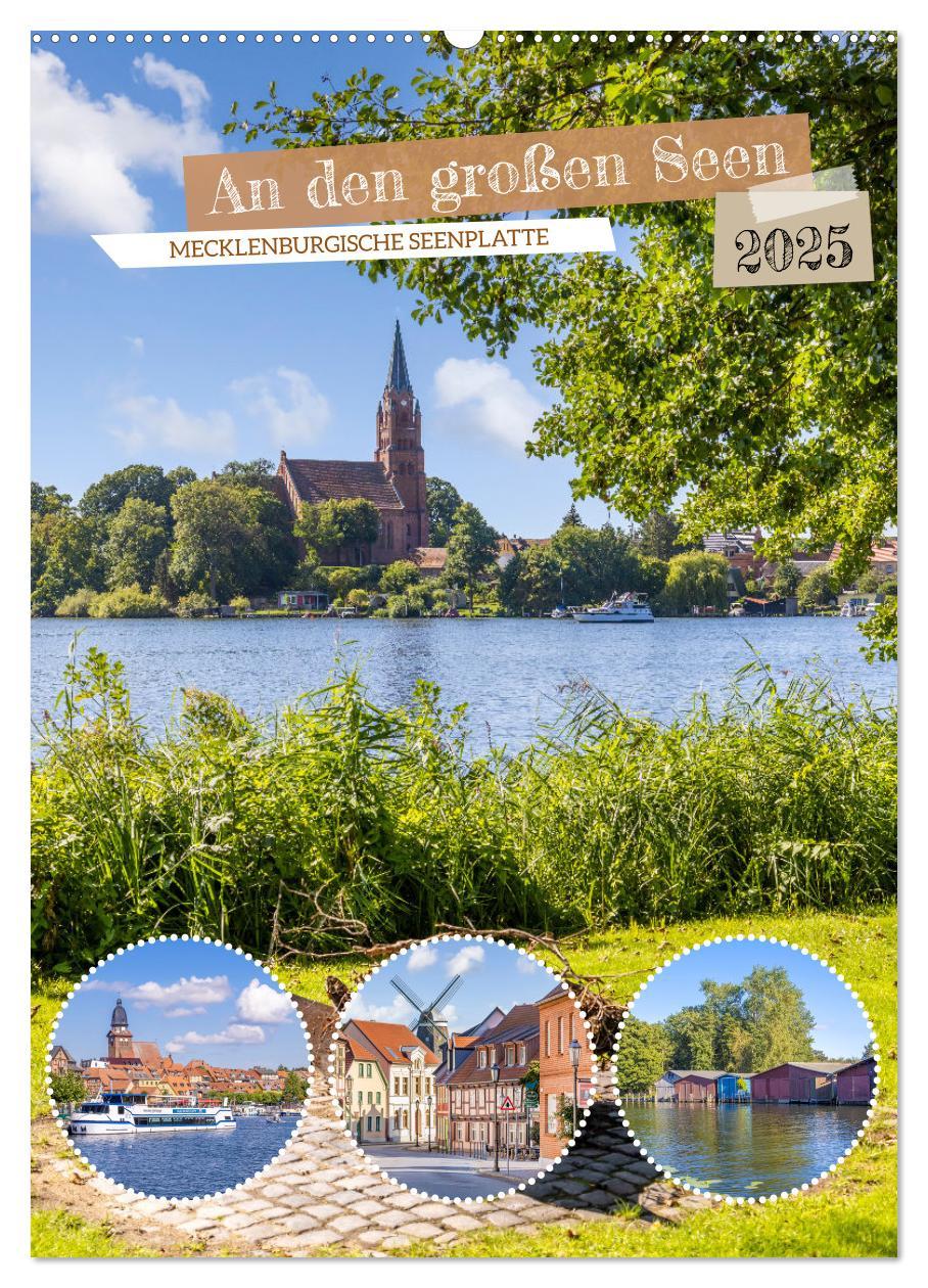 Cover: 9783435894734 | An den großen Seen der Mecklenburgischen Seenplatte (Wandkalender...