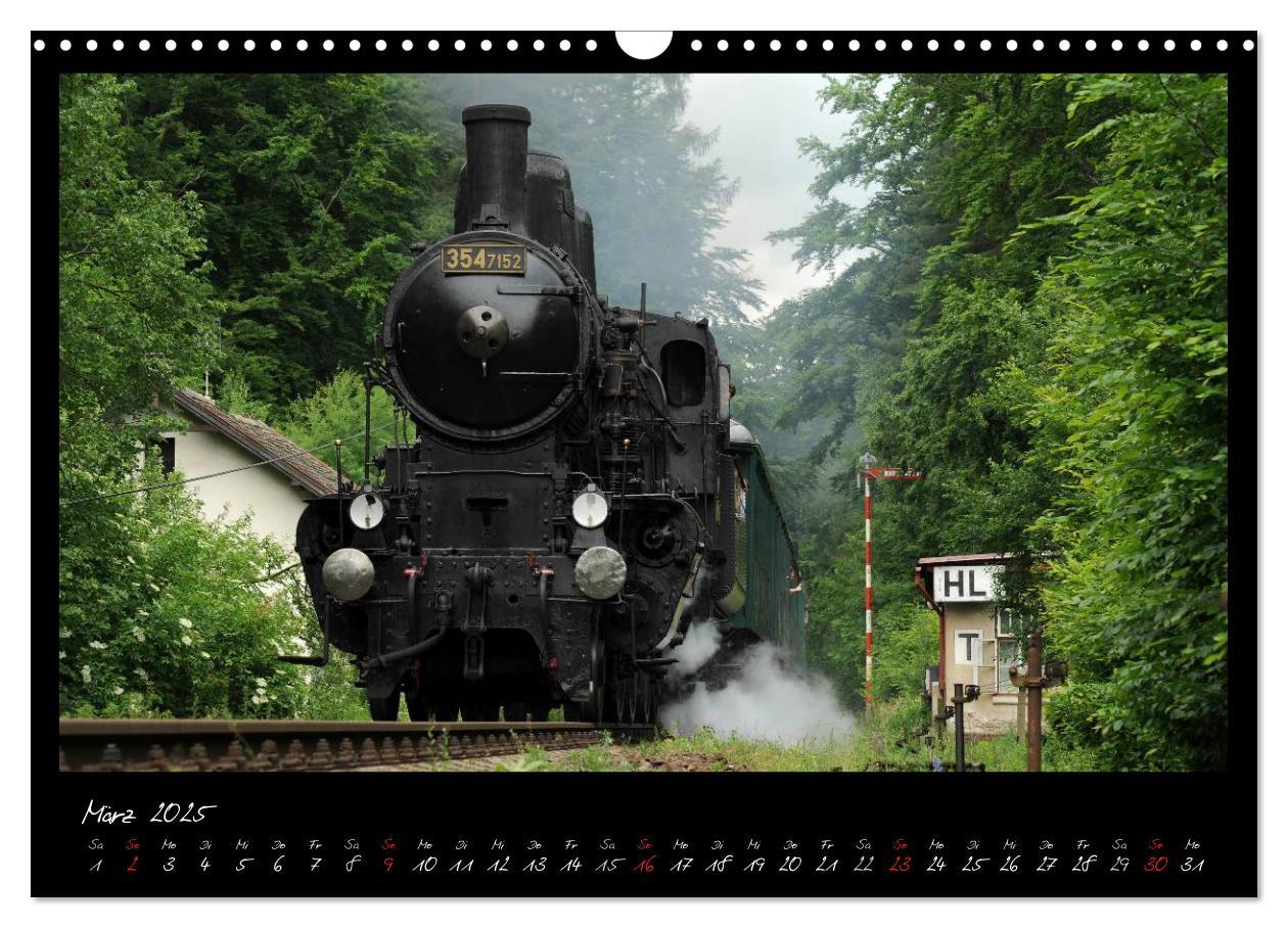 Bild: 9783435638611 | Faszination Dampflokomotive (Wandkalender 2025 DIN A3 quer),...