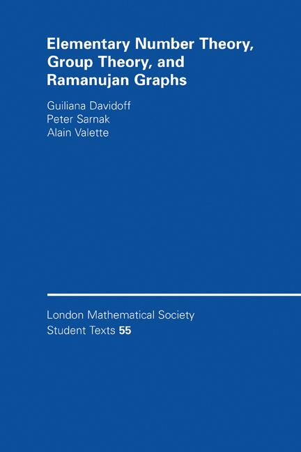 Cover: 9780521531436 | Elementary Number Theory, Group Theory and Ramanujan Graphs | Buch