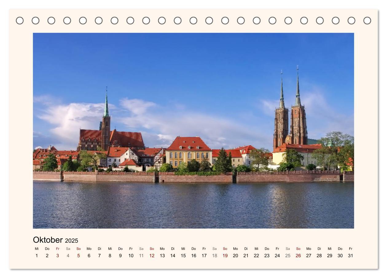 Bild: 9783435457854 | Breslau - Schlesiens Herz an der Oder (Tischkalender 2025 DIN A5...