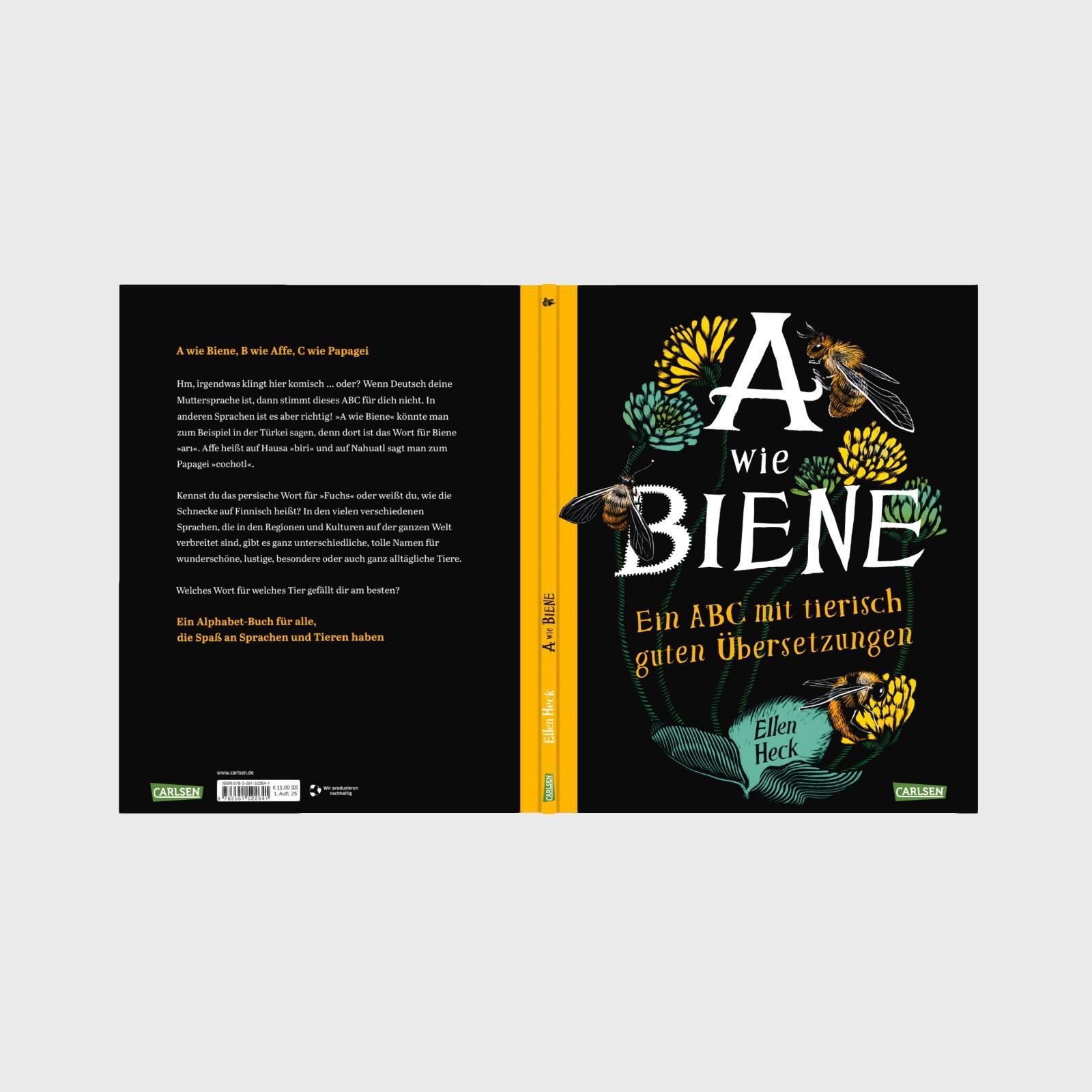 Bild: 9783551522641 | A wie Biene | Regina Jooß | Buch | 40 S. | Deutsch | 2025 | Carlsen