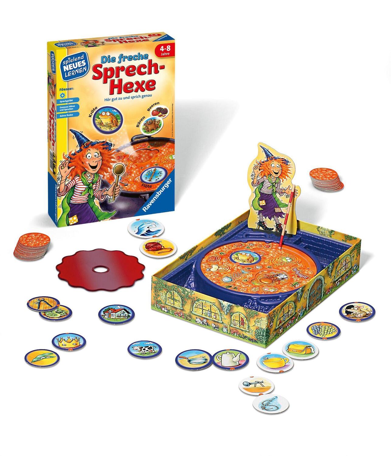 Bild: 4005556249442 | Die freche Sprech-Hexe | Hör gut zu und sprich genau | Spiel | Deutsch