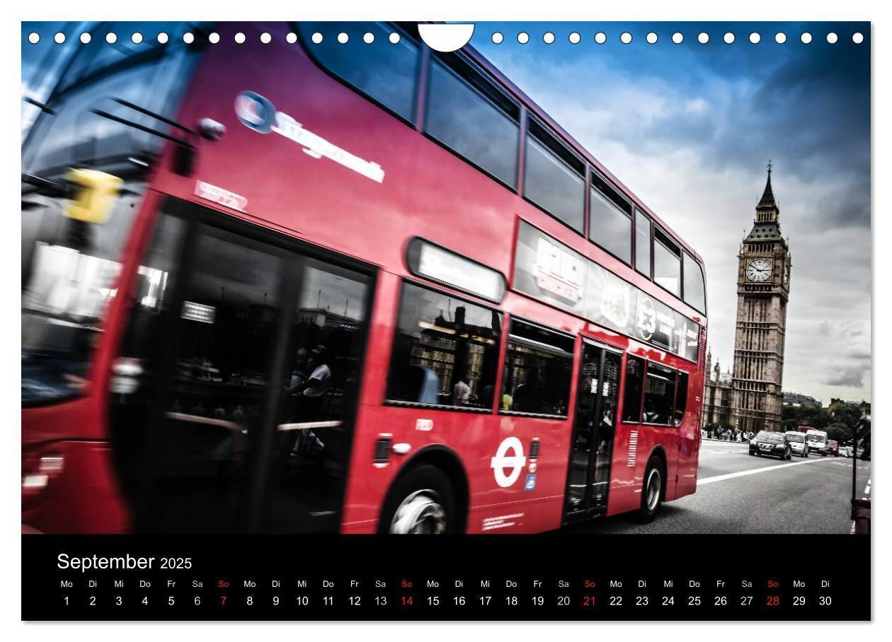 Bild: 9783435787111 | London - street view (Wandkalender 2025 DIN A4 quer), CALVENDO...