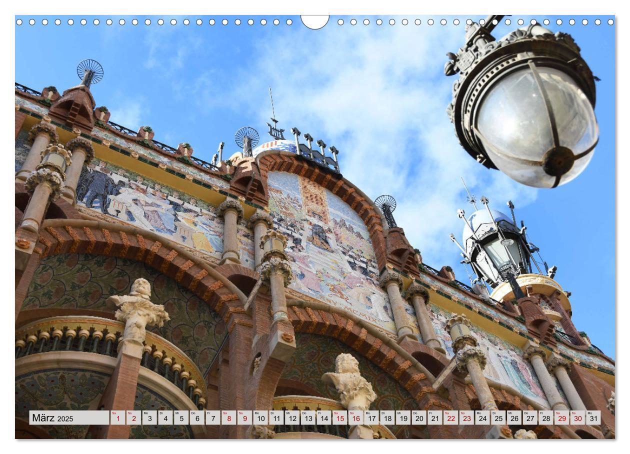 Bild: 9783383931345 | Ein bisschen GAUDI in Barcelona (Wandkalender 2025 DIN A3 quer),...