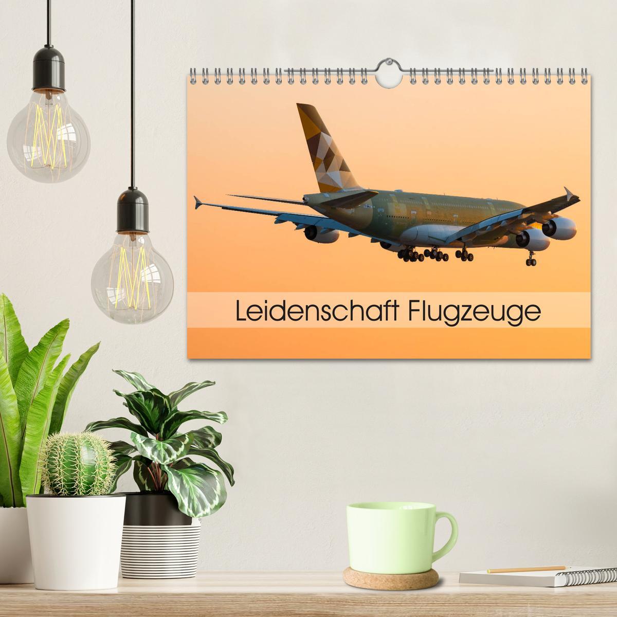 Bild: 9783435400447 | Leidenschaft Flugzeuge (Wandkalender 2025 DIN A4 quer), CALVENDO...