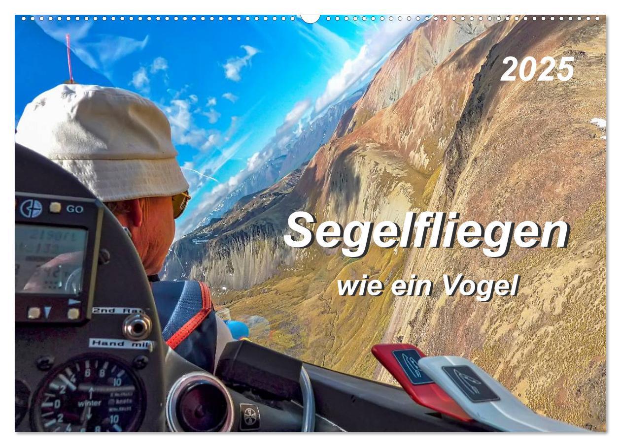 Cover: 9783435595242 | Segelfliegen - wie ein Vogel (Wandkalender 2025 DIN A2 quer),...