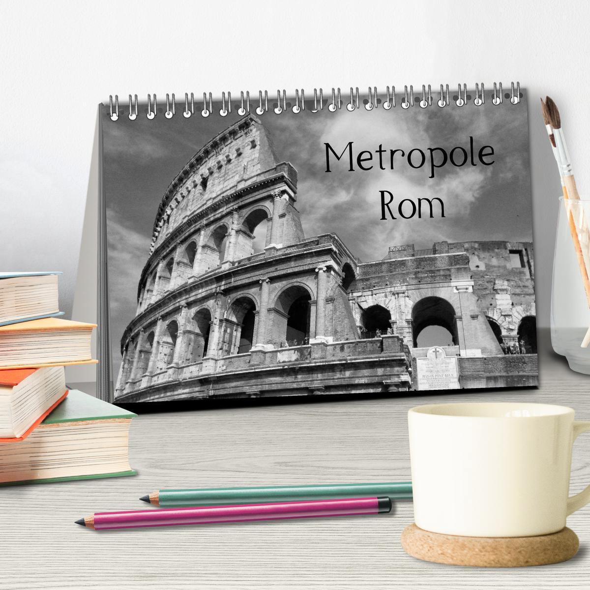 Bild: 9783435813803 | Metropole Rom (Tischkalender 2025 DIN A5 quer), CALVENDO...